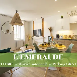  Appartement L'emeraude - 1 A 4p - Wifi Fibre - Parking Gratuit